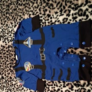 Blue Astronaut Baby Onesie